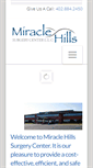 Mobile Screenshot of miraclehillssurgery.com