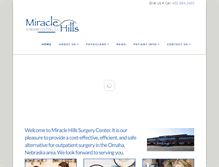 Tablet Screenshot of miraclehillssurgery.com